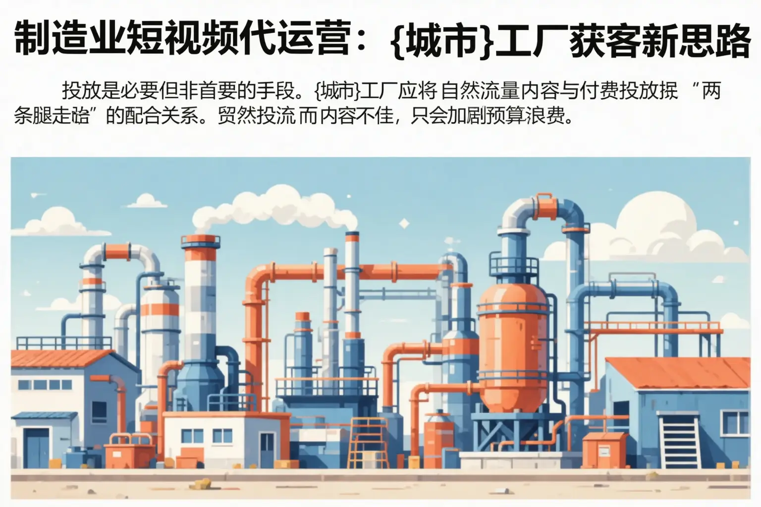 制造业短视频代运营：泸定工厂获客新思路